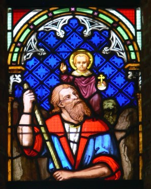 성 크리스토포로_photo by Andreas Praefcke_in the church of St John in Luneburg.jpg